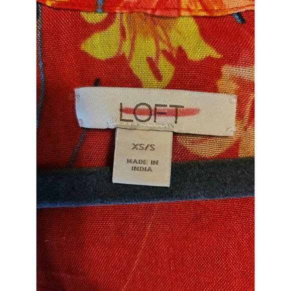 Vibrant Floral Kimono Top by Loft - Size XS/S - Picture 3 of 3